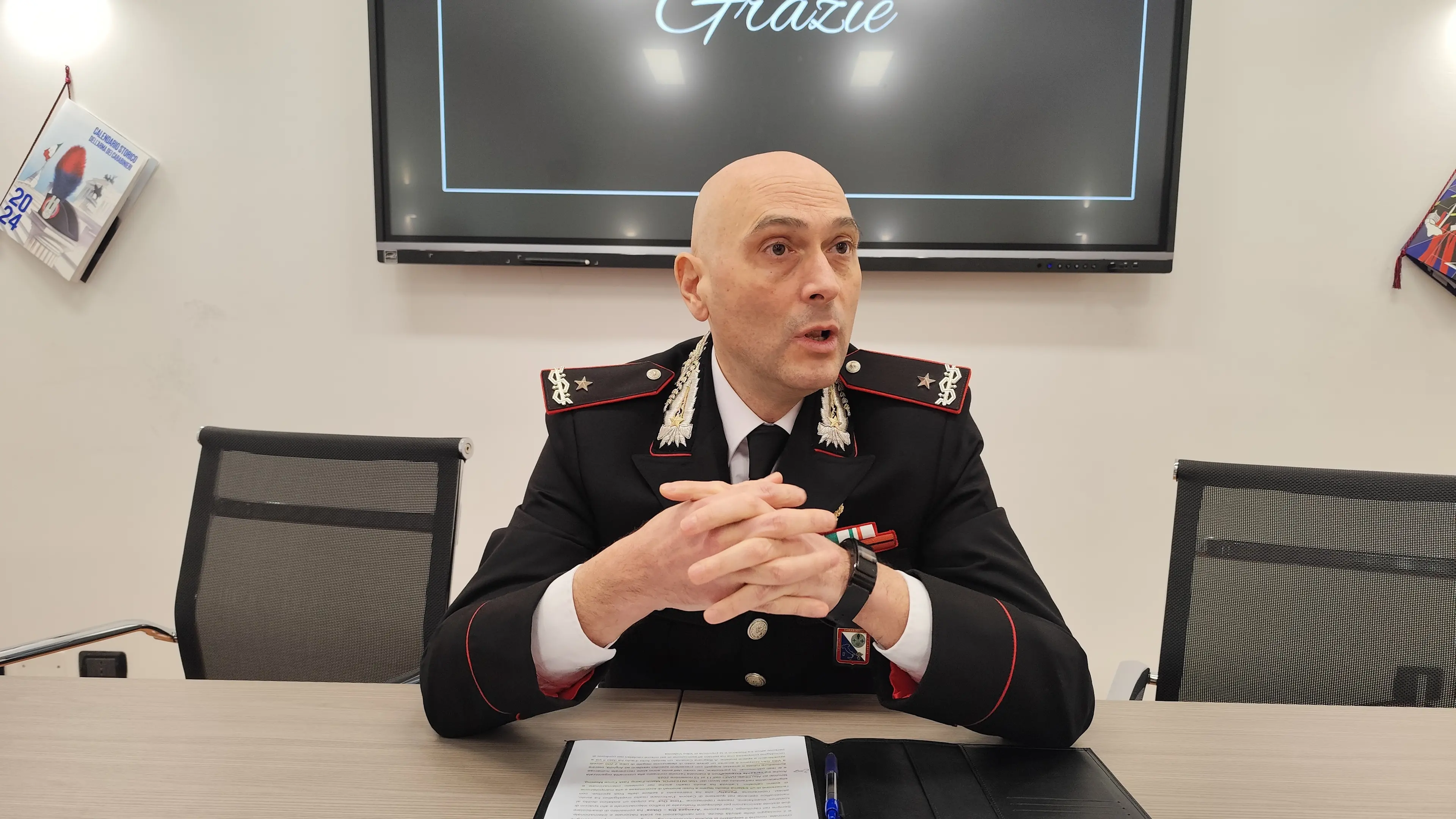 L’impegnativo 2025 dell’Arma dei Carabinieri promosso dal comandate Totaro: «Pagine indelebili nella lotta al crimine»\n