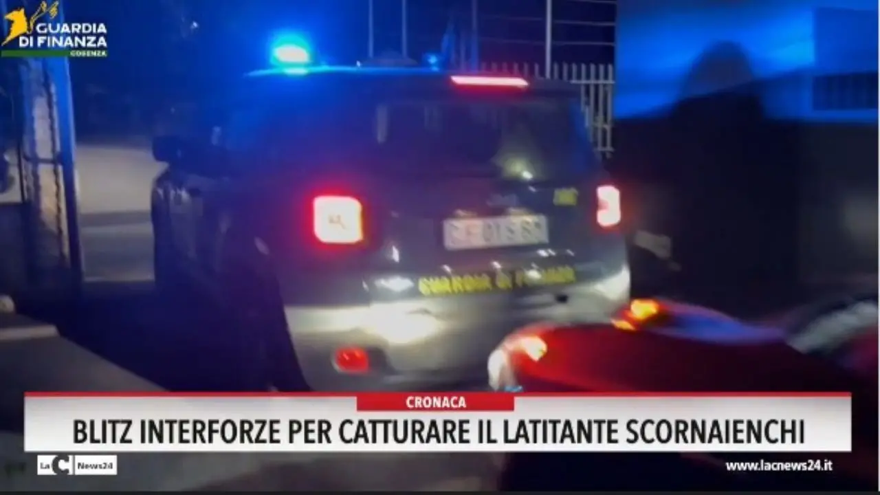 Blitz interforze per catturare il latitante Scornaienchi