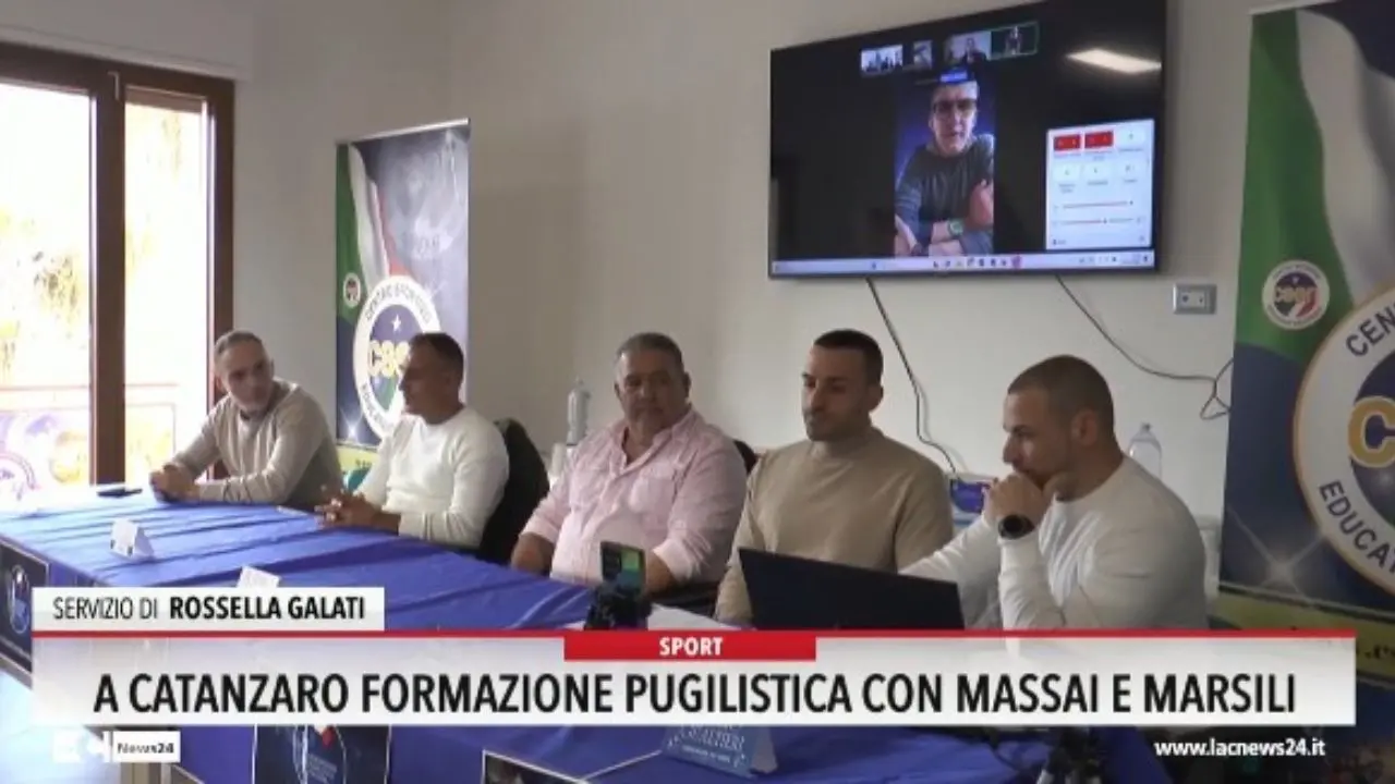 A Catanzaro formazione pugilistica con Massai e Marsili