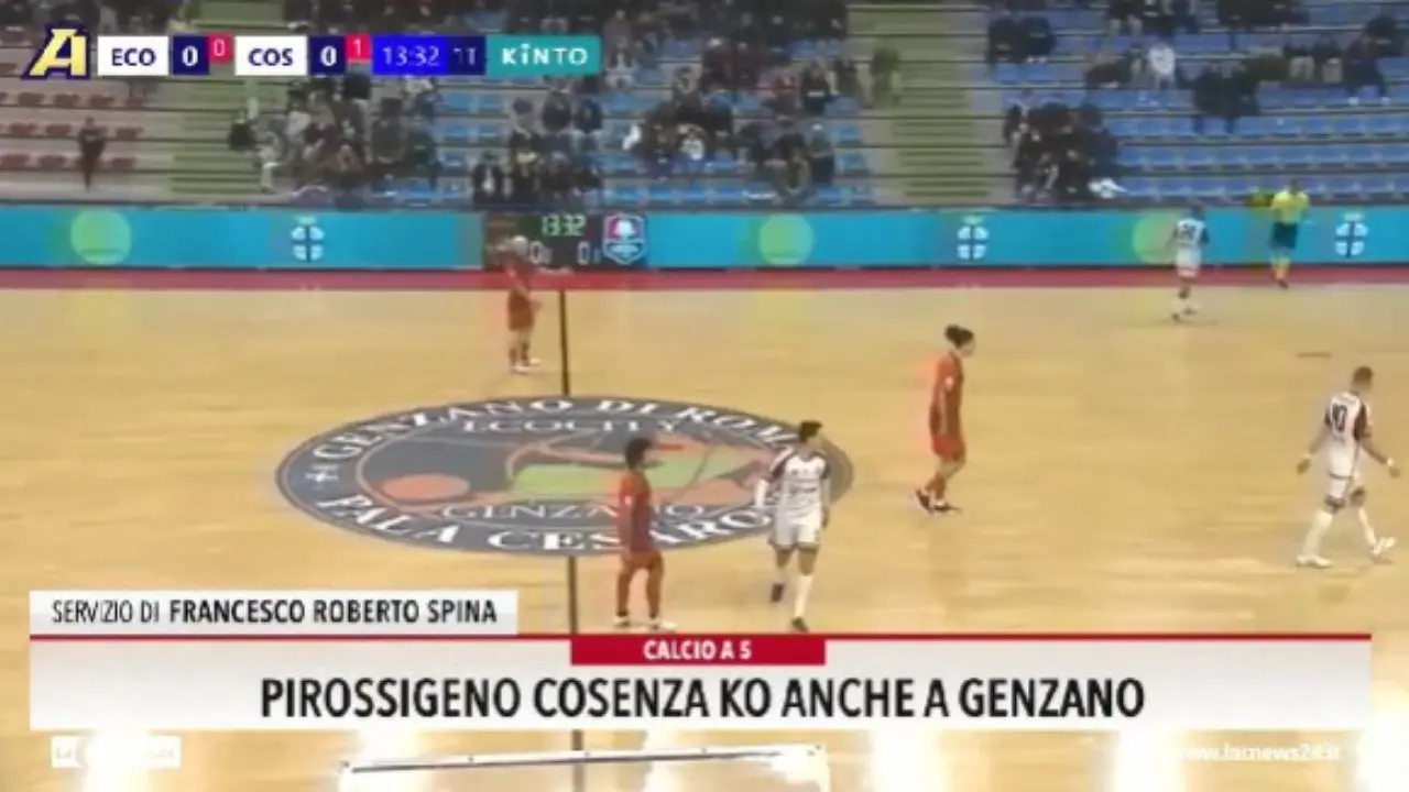 Pirossigeno Cosenza Ko anche a Genzano