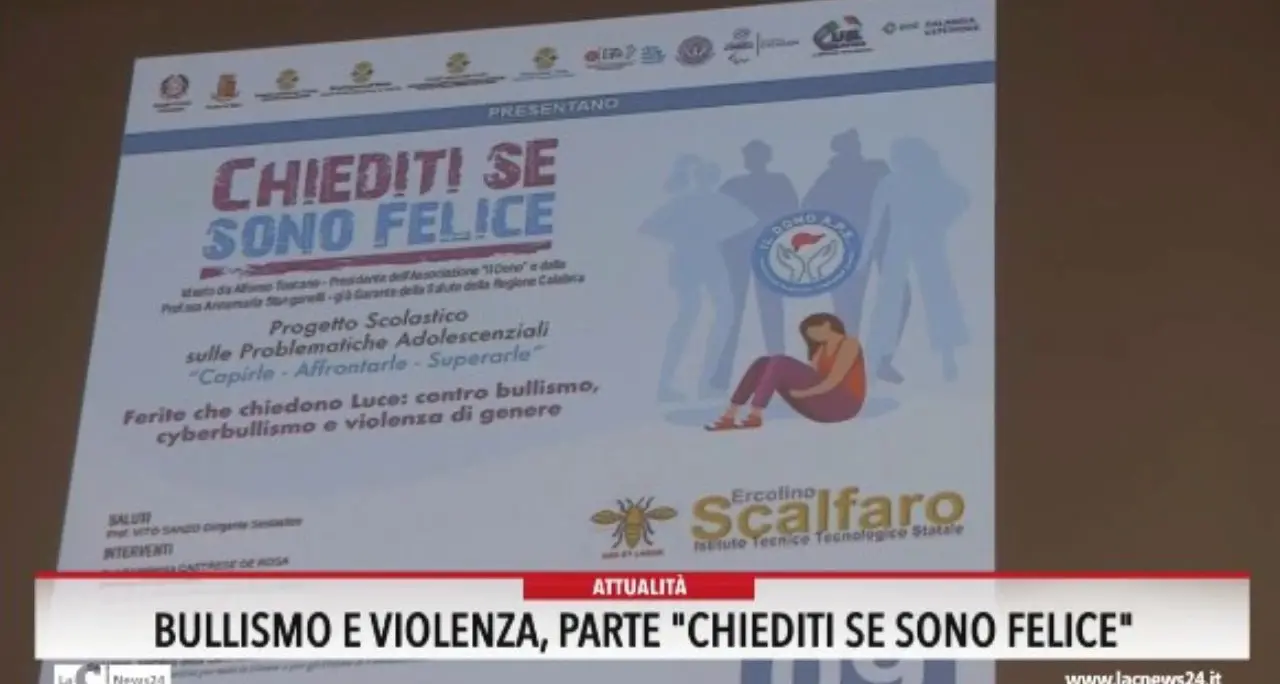 Bullismo e violenza, parte \"Chiediti se sono felice\"