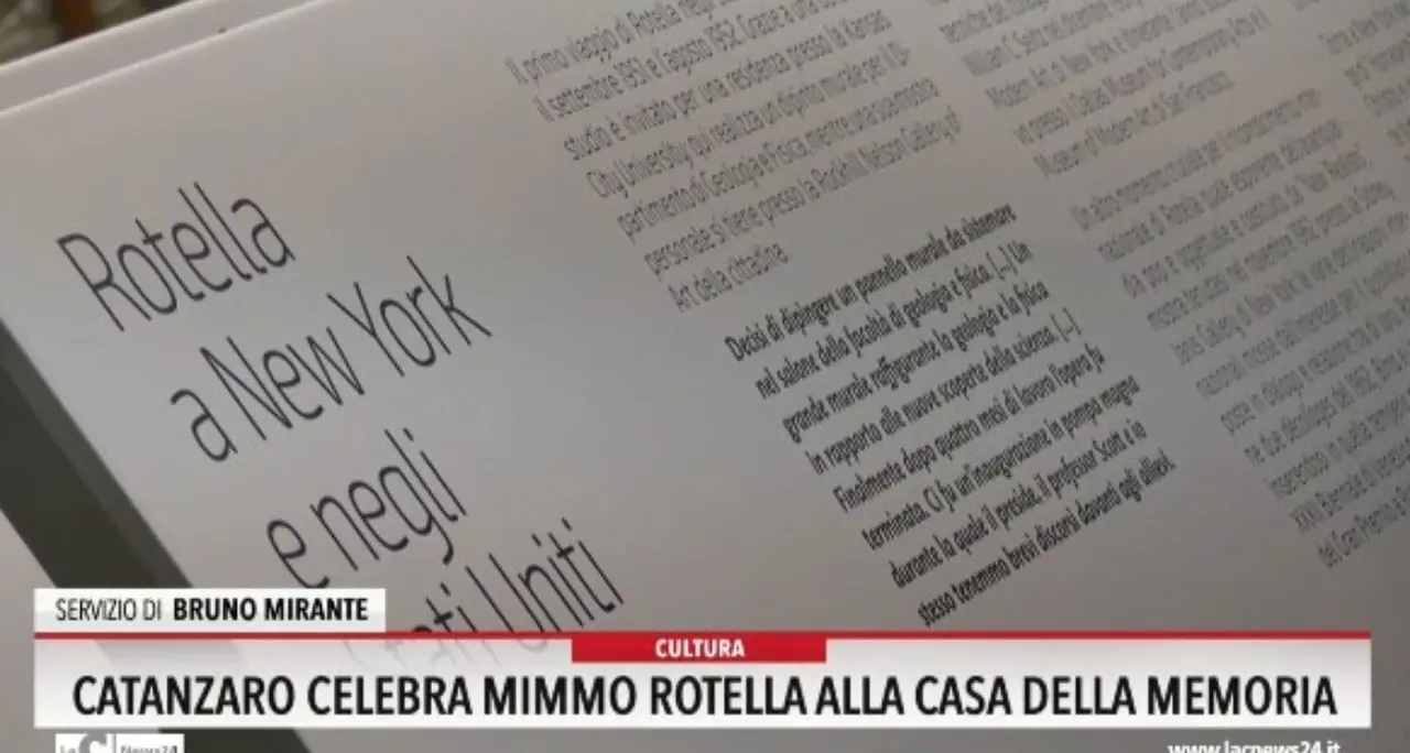 Catanzaro celebra Mimmo Rotella alla Casa della Memoria