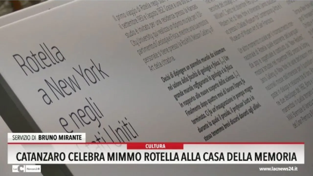 Catanzaro celebra Mimmo Rotella alla Casa della Memoria