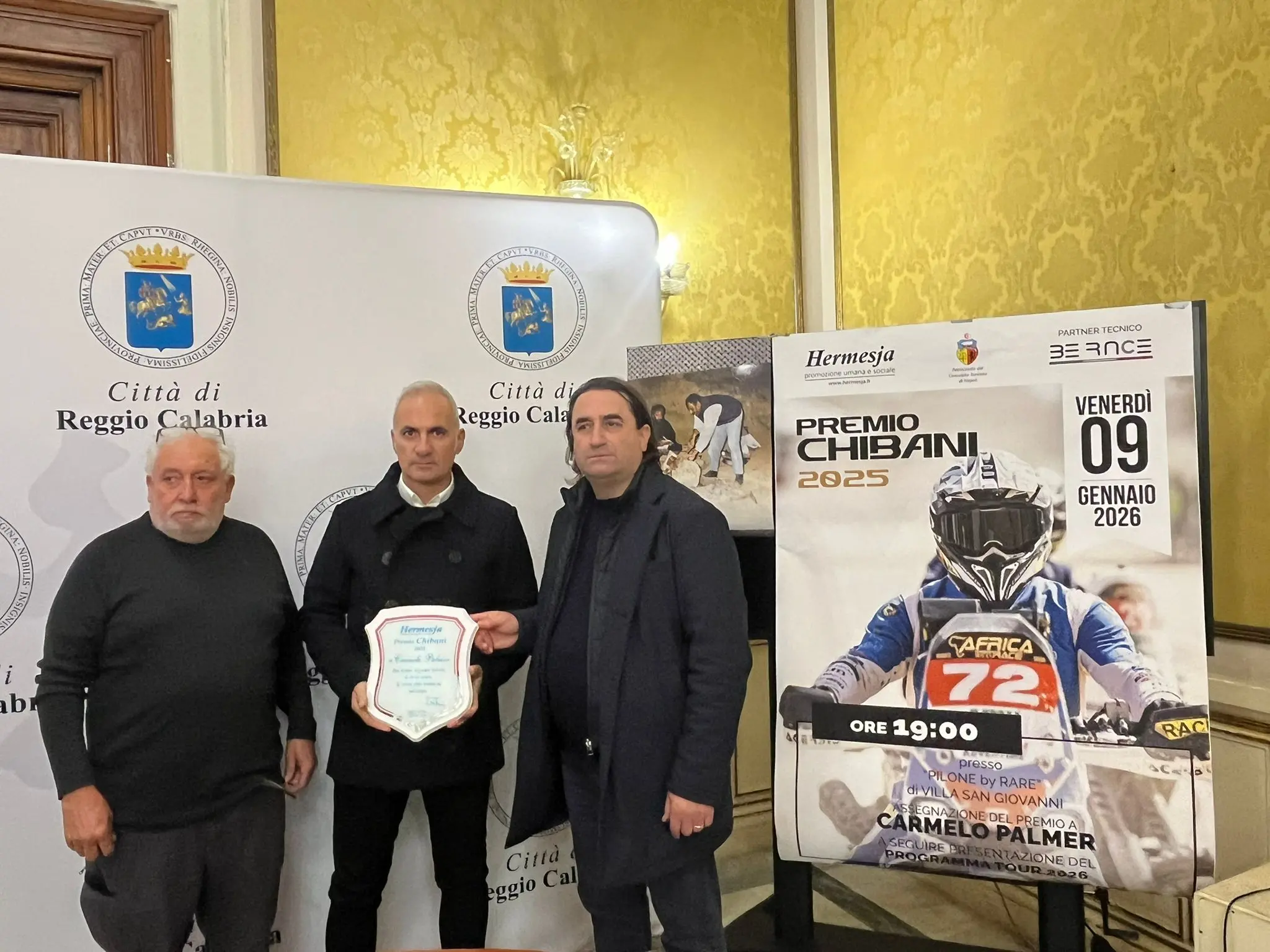 Premio Chibanì a Carmelo Palmer, tra deserto e solidarietà: Reggio celebra lo sport che unisce i popoli\n