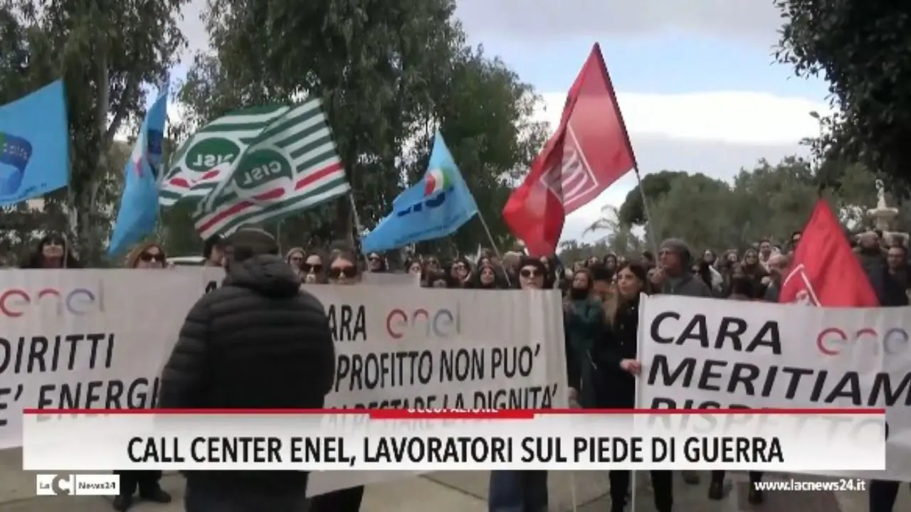 Call Center Enel, lavoratori sul piede di guerra