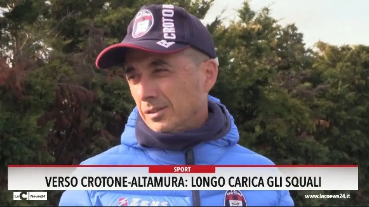 Verso Crotone-Altamura: Longo carica gli squali
