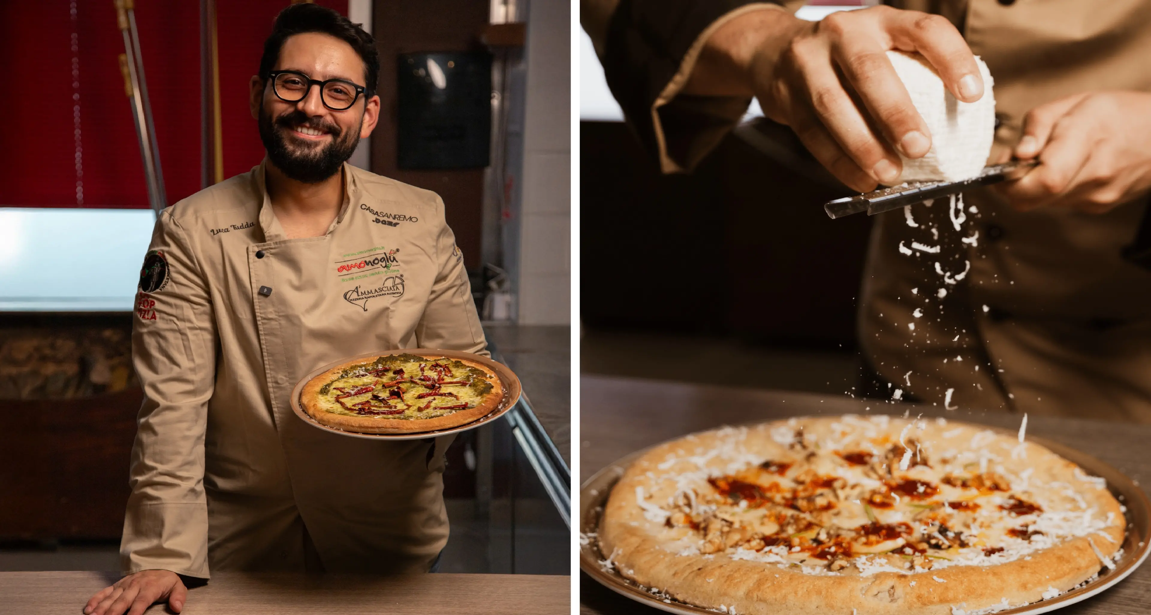 Pizza (senza glutine)\u00A0inclusiva dalla Calabria: Luca Tudda porta Amonoglù a Bologna e Rimini\n