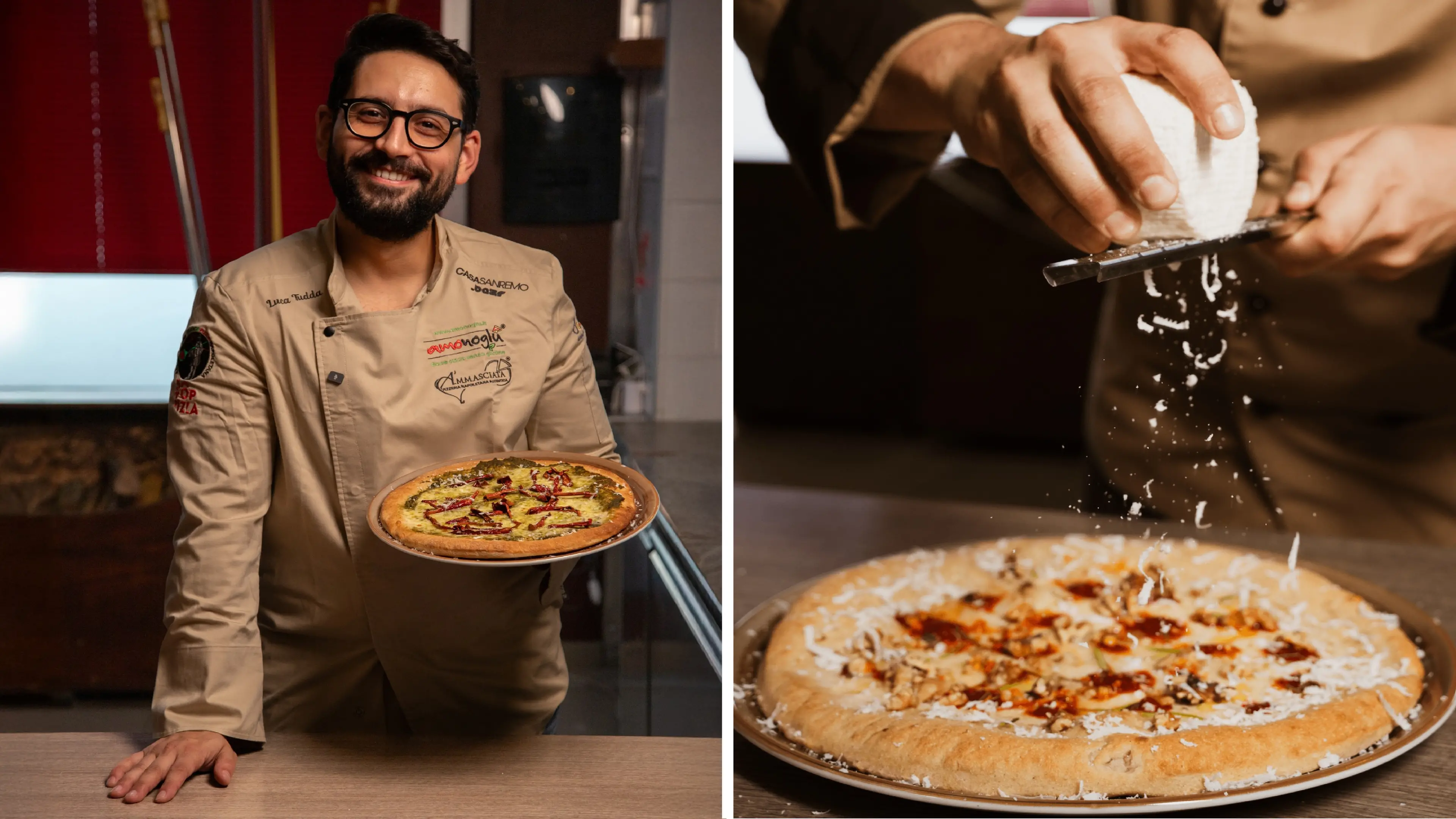 Pizza (senza glutine)\u00A0inclusiva dalla Calabria: Luca Tudda porta Amonoglù a Bologna e Rimini\n