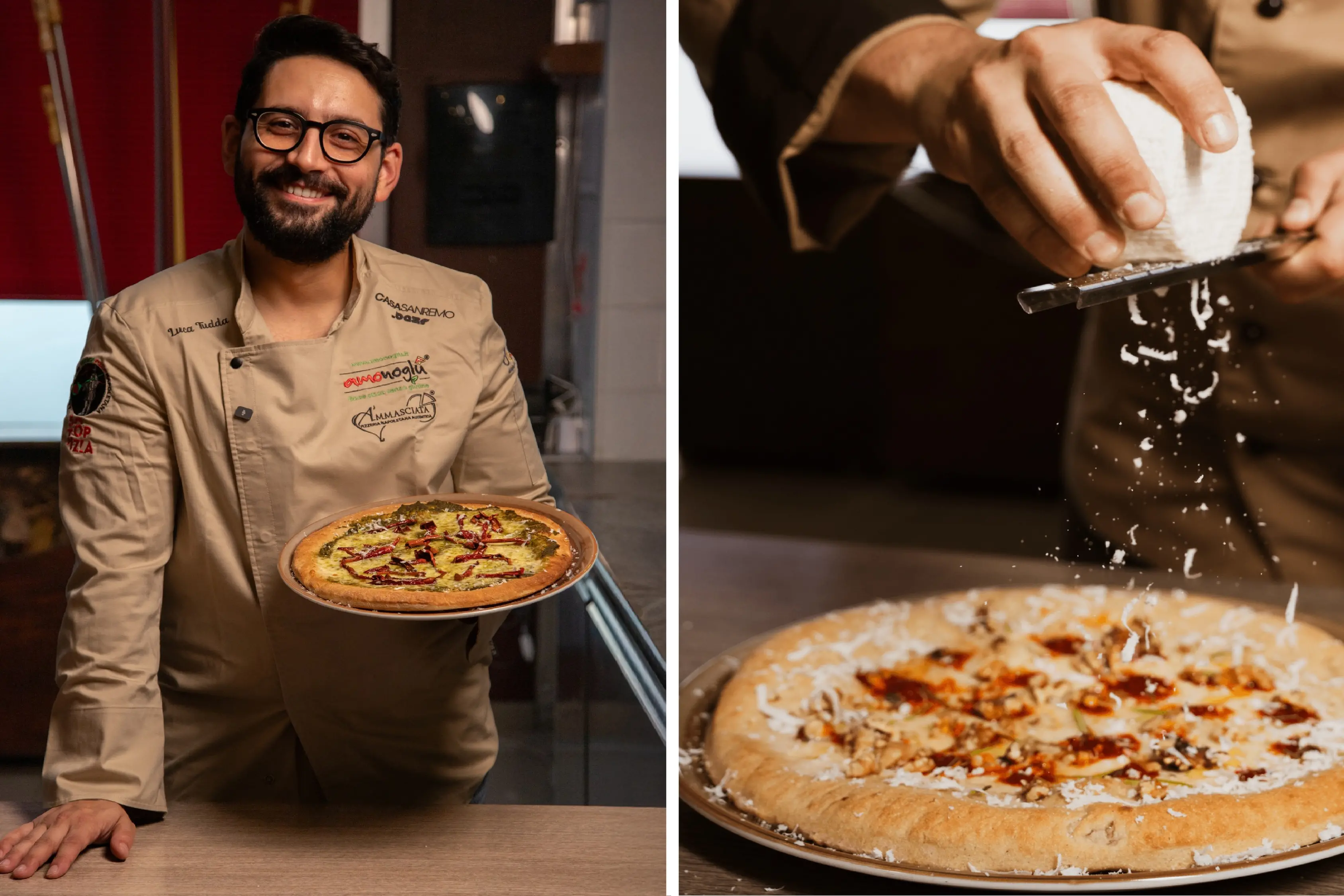 Pizza (senza glutine)\u00A0inclusiva dalla Calabria: Luca Tudda porta Amonoglù a Bologna e Rimini\n