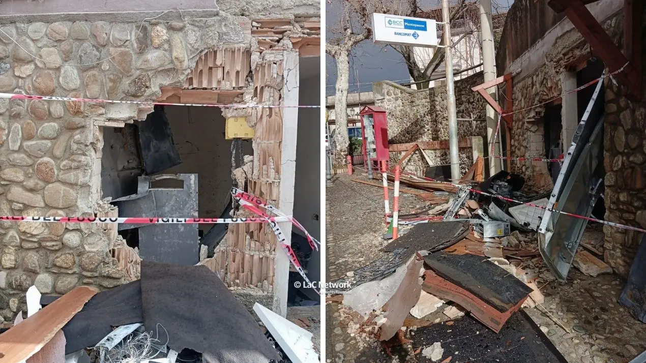 Nuovo assalto con esplosivo a un bancomat calabrese, colpo alla Bcc di Vallefiorita: è emergenza\n