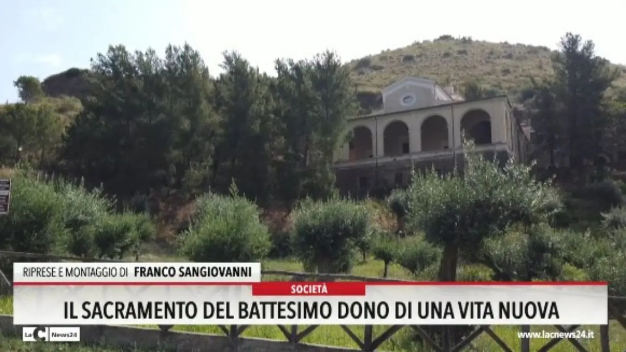 Il sacramento del battesimo dono di una vita nuova
