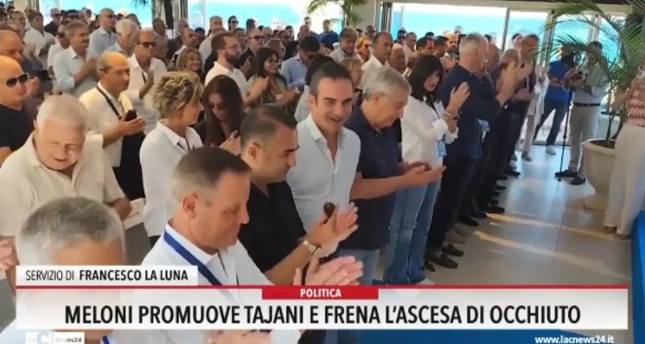 Meloni promuove Tajani e frena l'ascesa di Occhiuto