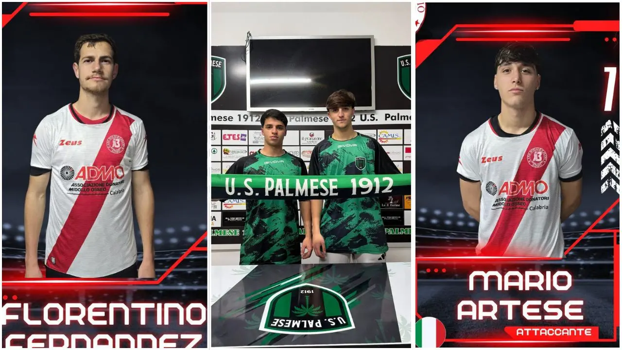 Dilettanti, mercato invernale: la Palmese annuncia Guerrisi e Romano, tris di innesti per il Bocale\n