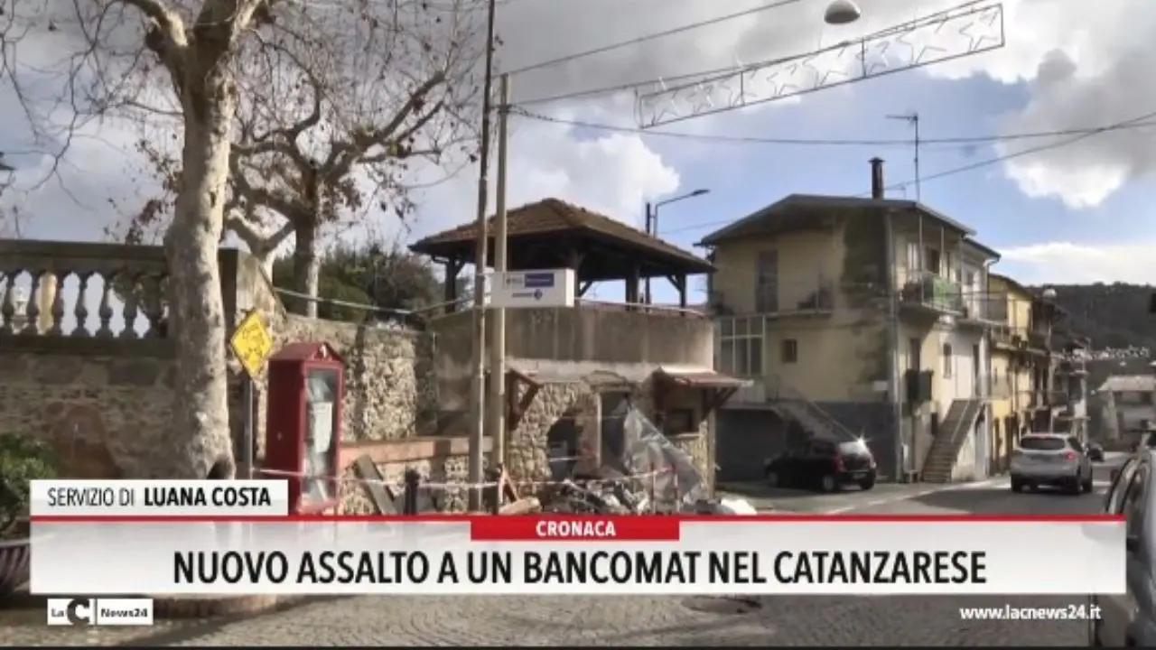 Nuovo assalto a un bancomat nel Catanzarese