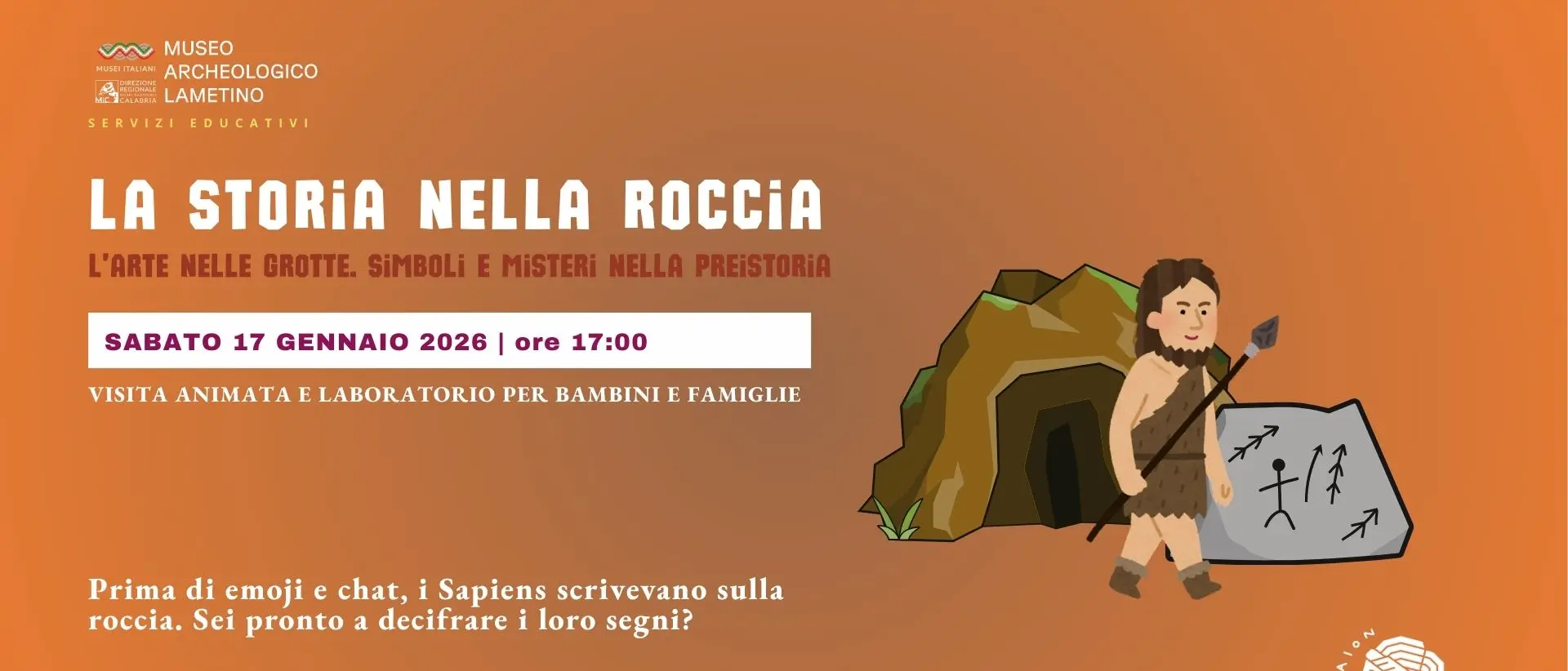 La storia nella roccia, al Museo archeologico lametino un’avventura nel tempo alla scoperta dell’arte nelle grotte\n
