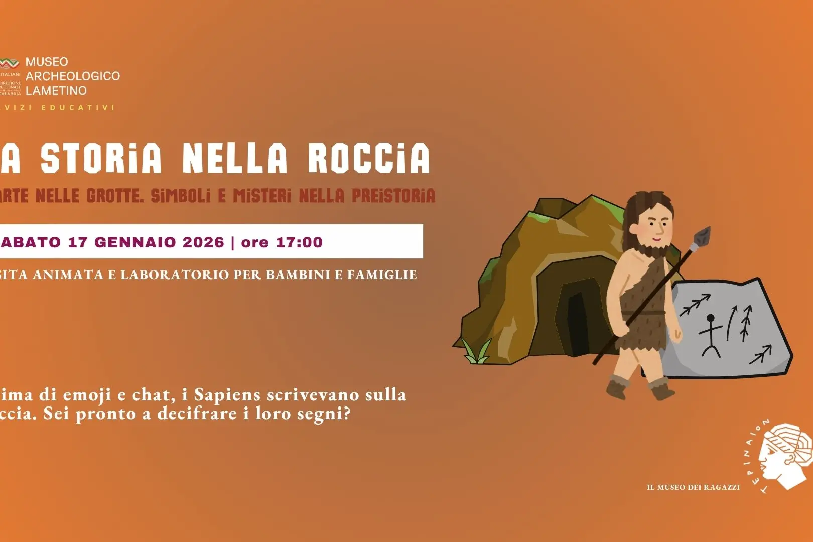 La storia nella roccia, al Museo archeologico lametino un’avventura nel tempo alla scoperta dell’arte nelle grotte\n