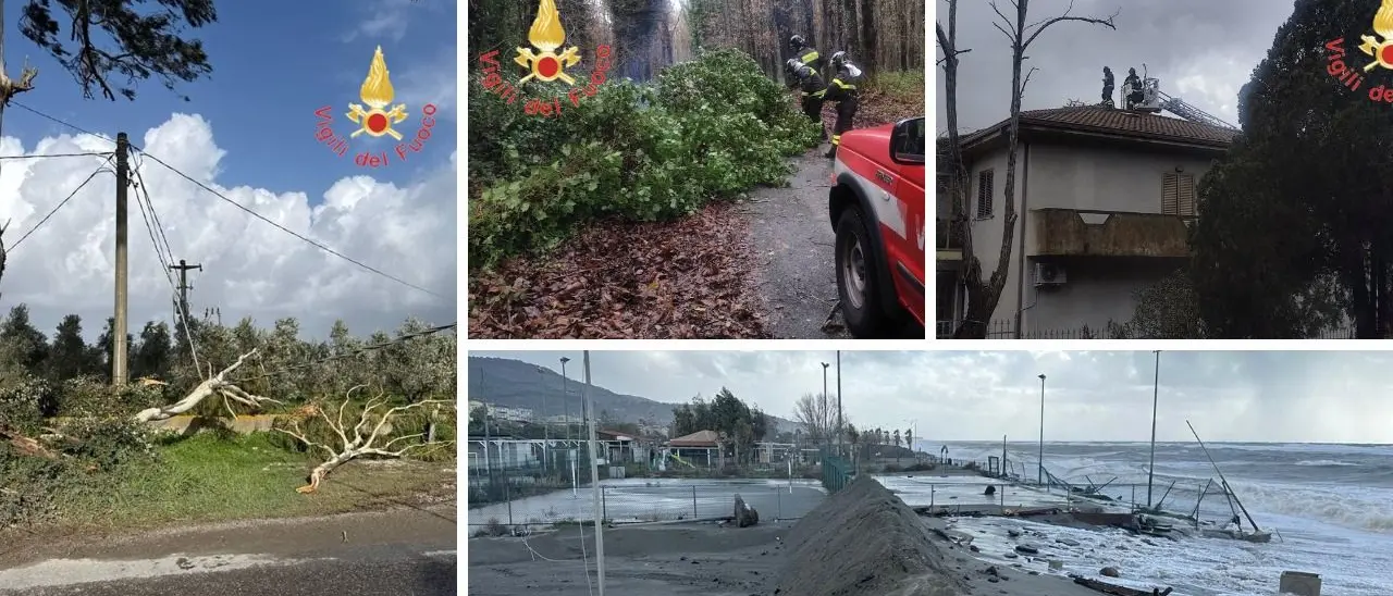 Il maltempo non dà tregua alla Calabria: rischio inondazione a Nocera, disagi a Lamezia\n\n\n