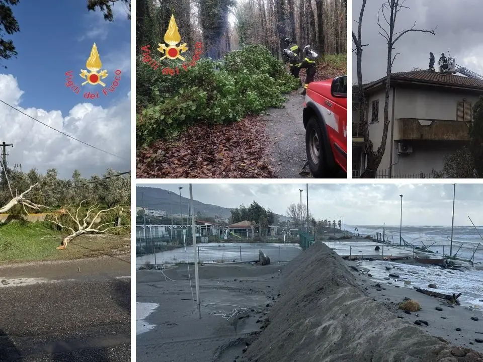 Il maltempo non dà tregua alla Calabria: rischio inondazione a Nocera, disagi a Lamezia