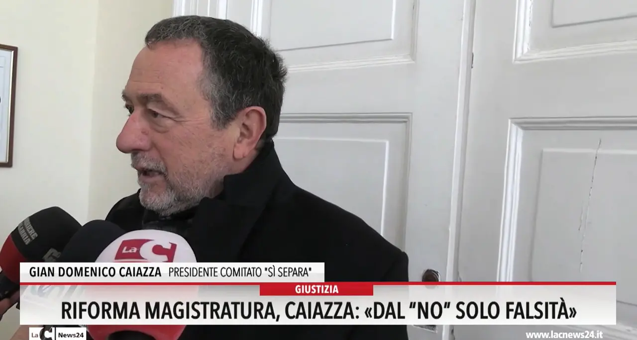 Riforma magistratura, Caiazza: \"Dal no solo falsità\"
