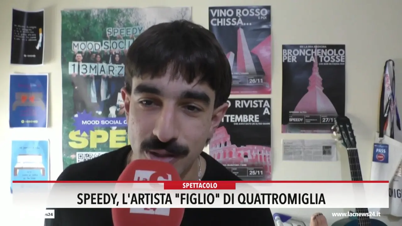 Speedy, l'artista \"figlio\" di Quattromiglia