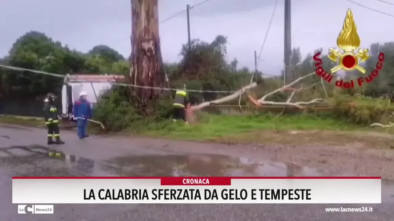 La Calabria sferzata da gelo e tempeste