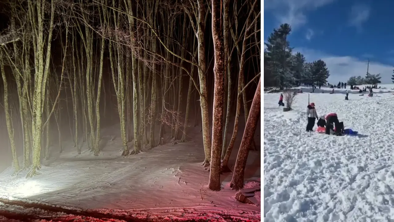 Neve in\u00A0Calabria dalla Sila all’Aspromonte, passando per le Serre vibonesi: a Camigliatello gattisti in azione per sistemare le piste\u00A0\n