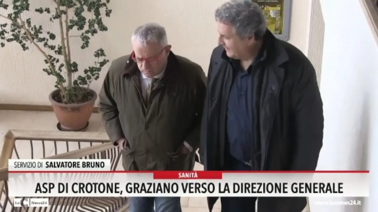 Asp di Crotone, Graziano verso la direzione generale