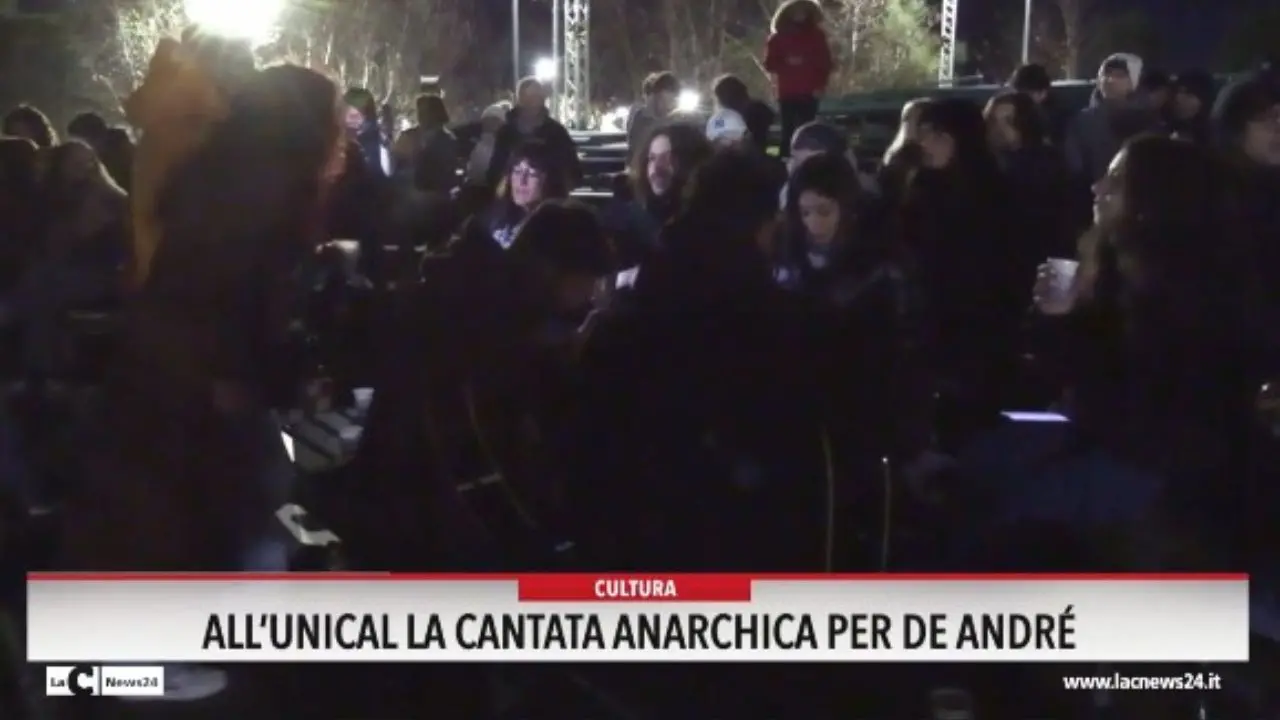 All Unical la cantata anarchica per De Andre