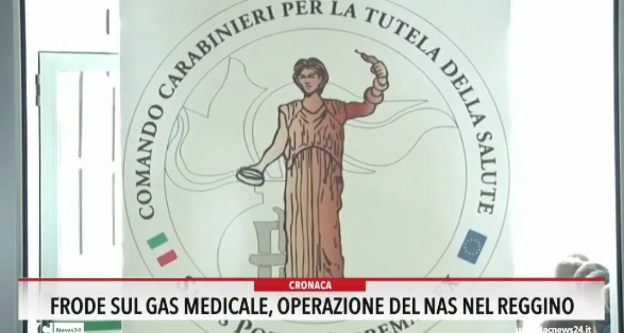 Frode sul gas medicale, operazione del Nas nel Reggino
