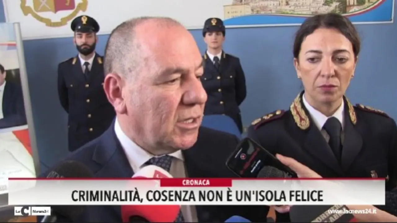 Criminalità, Cosenza non è un'isola felice