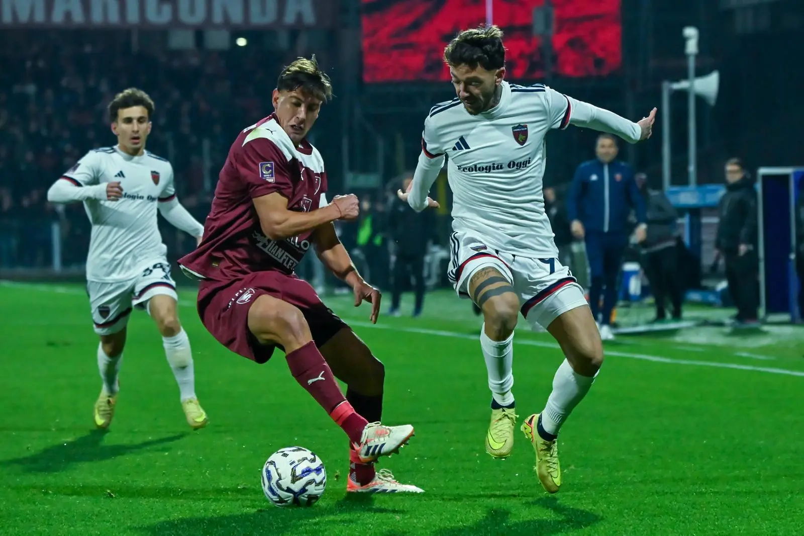 Salernitana-Cosenza, Vettorel protagonista ma l'attacco punge poco\n