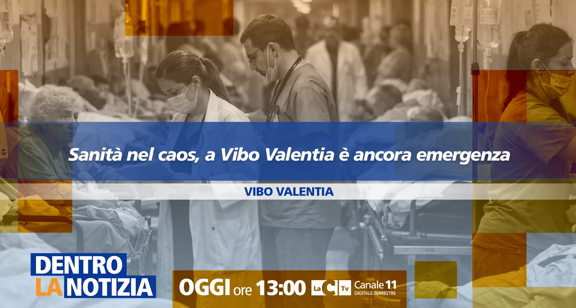 Sanità nel caos, a Vibo Valentia è ancora emergenza: focus a Dentro la notizia\n