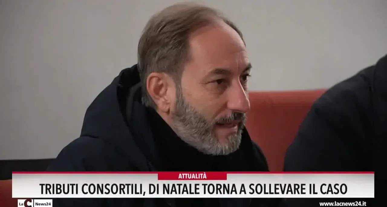 Tributi consortili, Di Natale torna a sollevare il caso