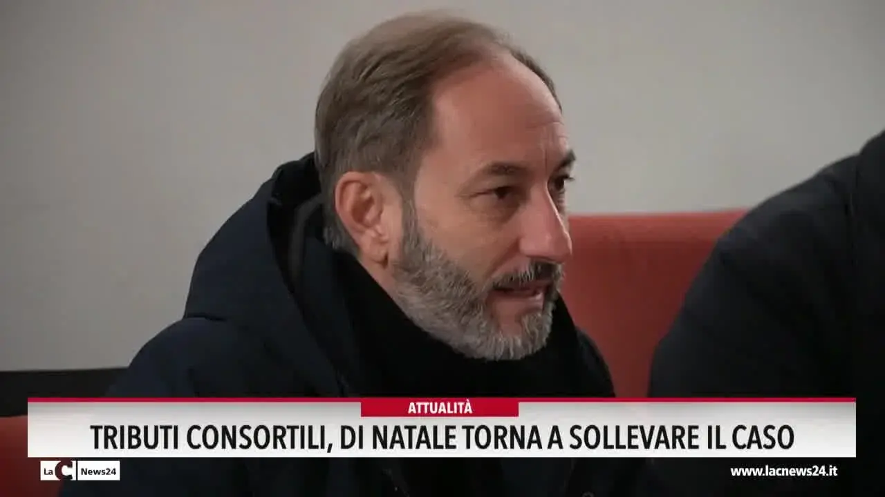 Tributi consortili, Di Natale torna a sollevare il caso