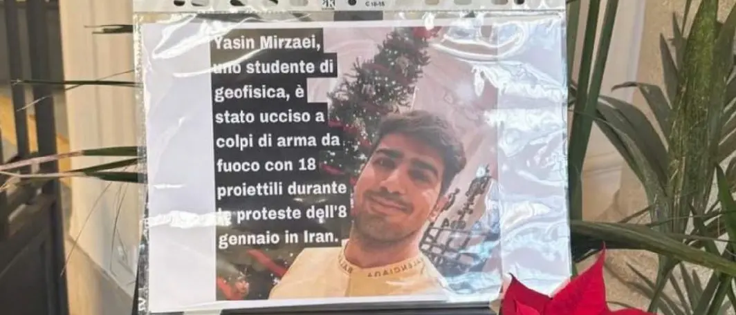 Yasin Mirzaei ucciso durante le proteste in Iran: era uno studente dell’Università di Messina\n