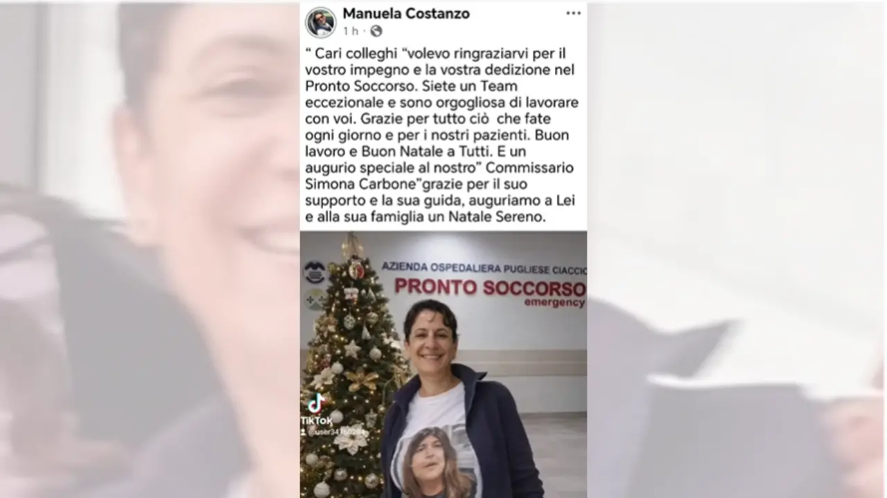 <p>Il post celebrativo di Manuela Costanzo</p>\\n