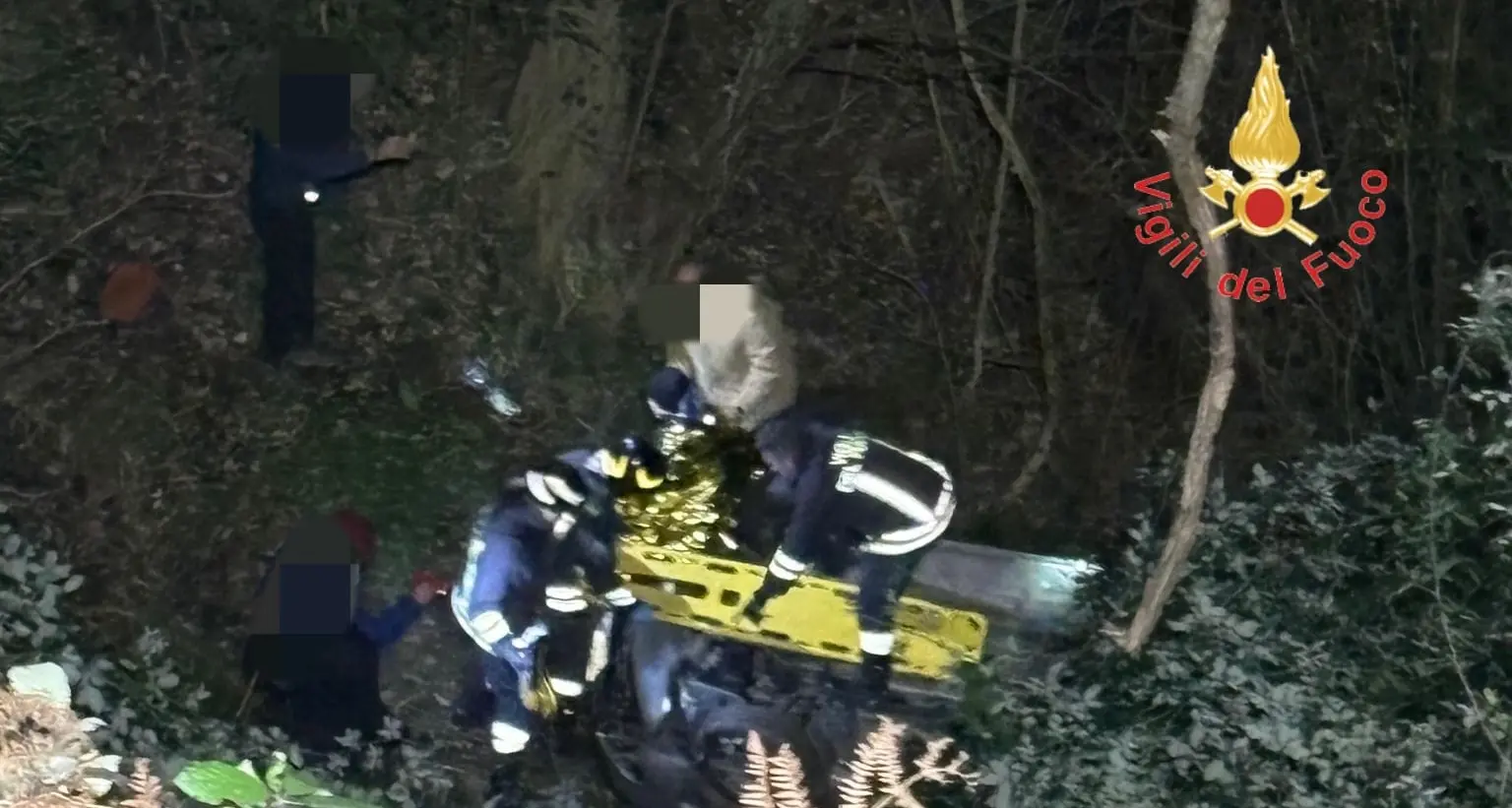 Auto precipita da un burrone tra San Mango d’Aquino e Falerna: salvata una donna\n