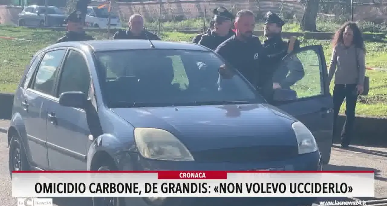 Omicidio Carbone, De Grandis: «Non volevo ucciderlo»