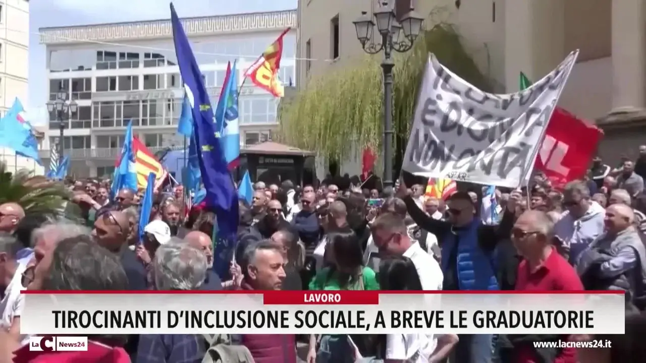Tirocinanti d'inclusione sociale, a breve le graduatorie