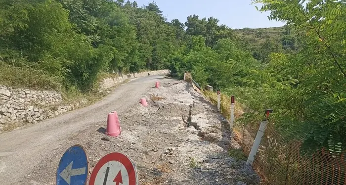 Verbicaro, frana sulla strada provinciale: riunione operativa tra Regione, Anas e Comune\u00A0\n