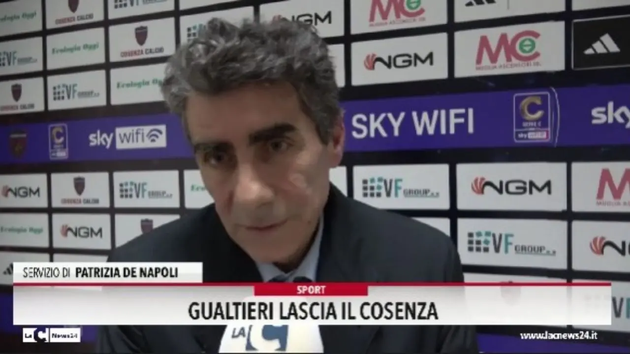 Gualtieri lascia il Cosenza