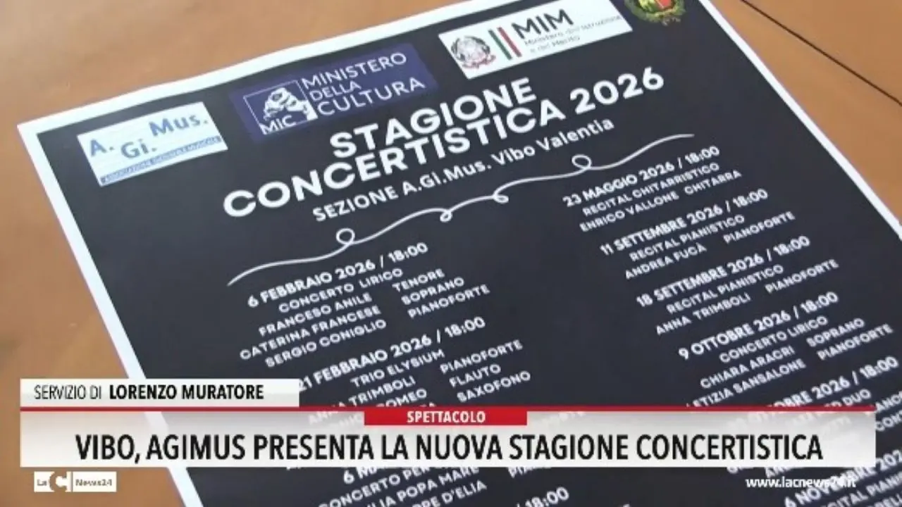 Vibo Agimus presenta la nuova stagione concertistica