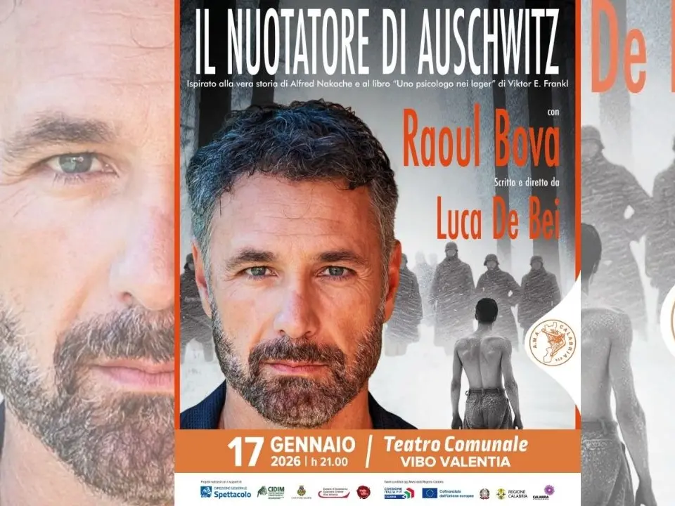 Al Teatro di Vibo arriva Il nuotatore di Auschwitz: la storia vera di Alfred Nakache raccontata da Raul Bova