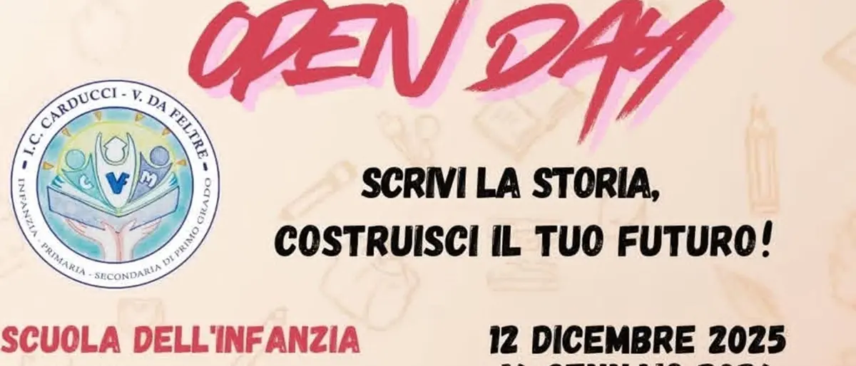 Open Day all’I.C. Carducci - V. da Feltre,\u00A0la scuola dell'Infanzia ex Melissari apre la nuova sede di San Brunello\n