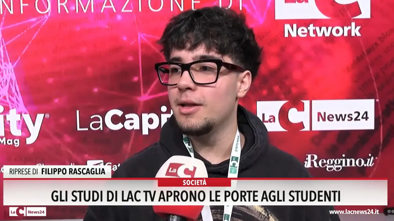 Gli studi di LaC Tv aprono le porte agli studenti