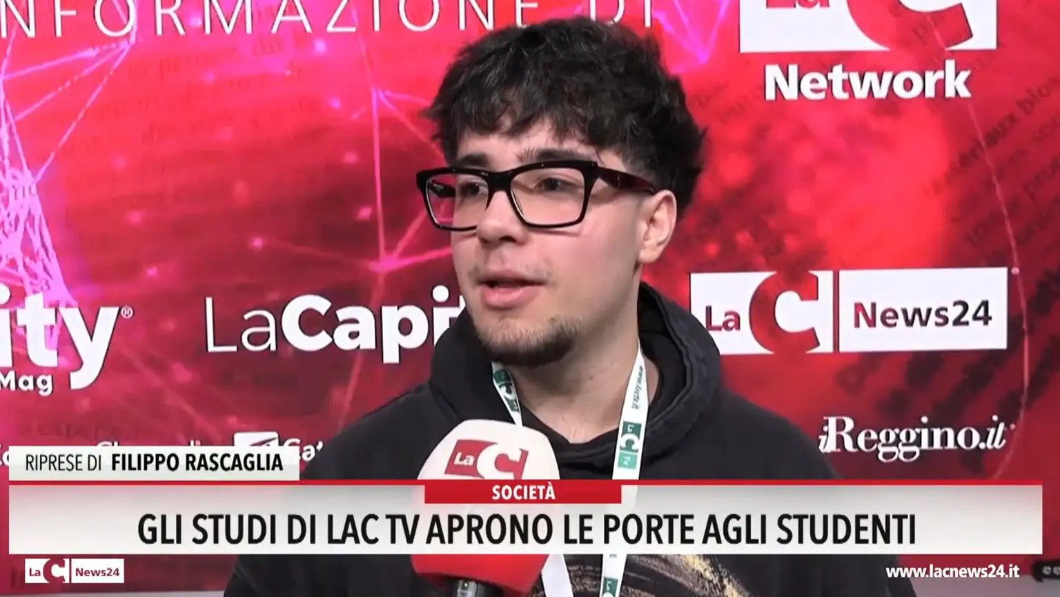 Gli studi di LaC Tv aprono le porte agli studenti
