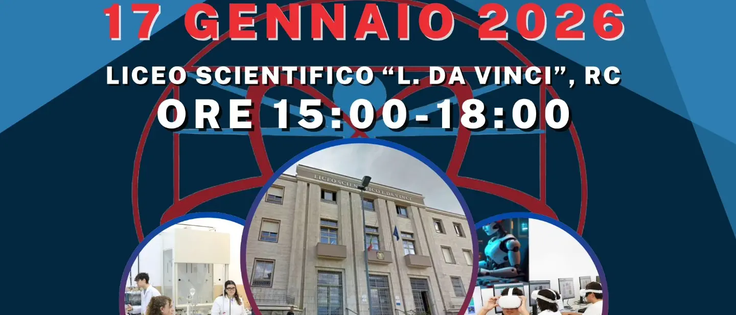 Reggio, sabato 17 gennaio l’Open day al Liceo da Vinci\n