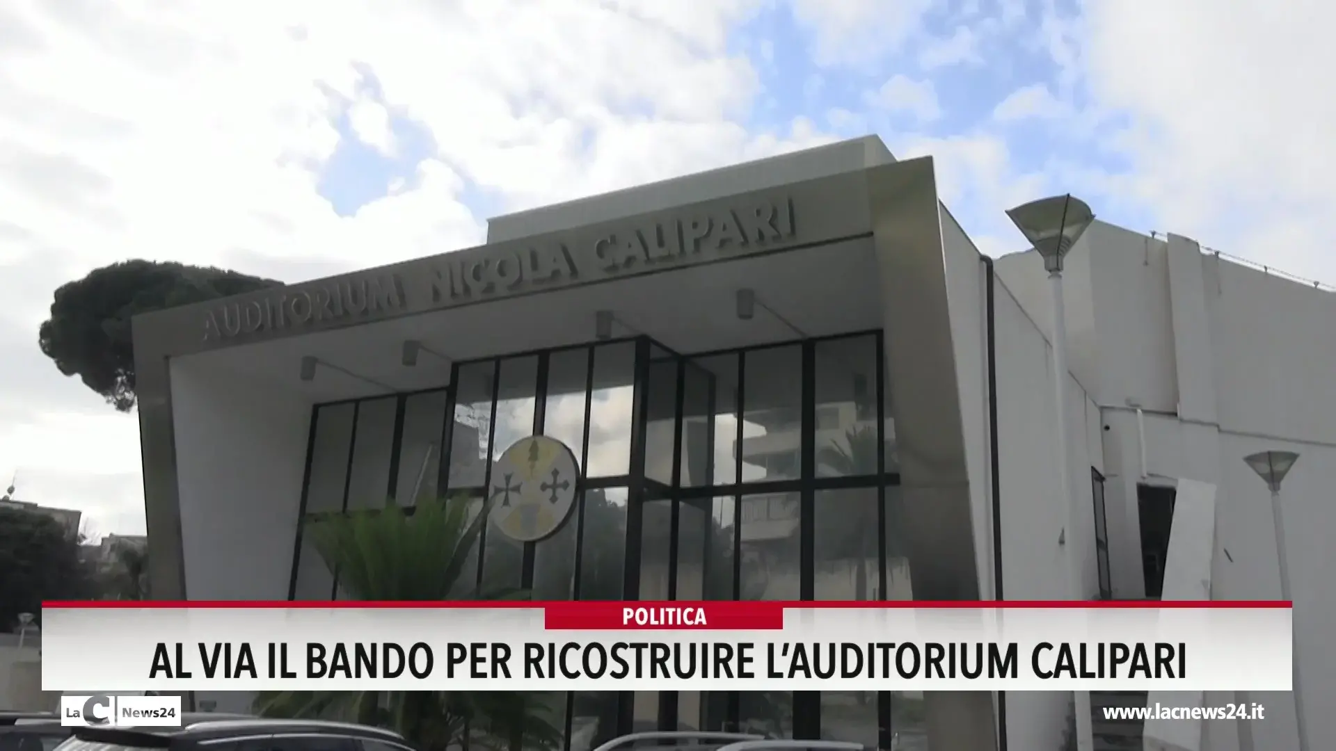 Al via il bando per ricostruire l'Auditorium Calipari