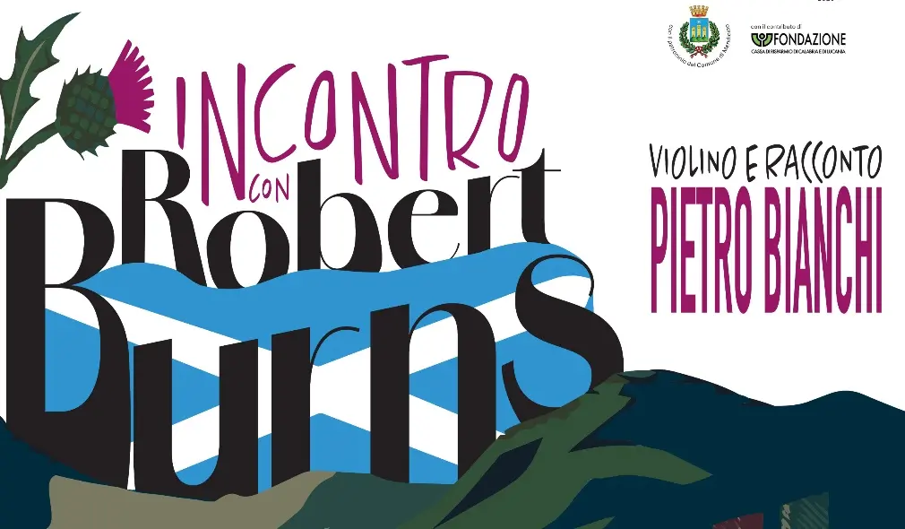 Sguardi al sud, al teatro comunale di Mendicino in scena “Incontro con Robert Burns”\n