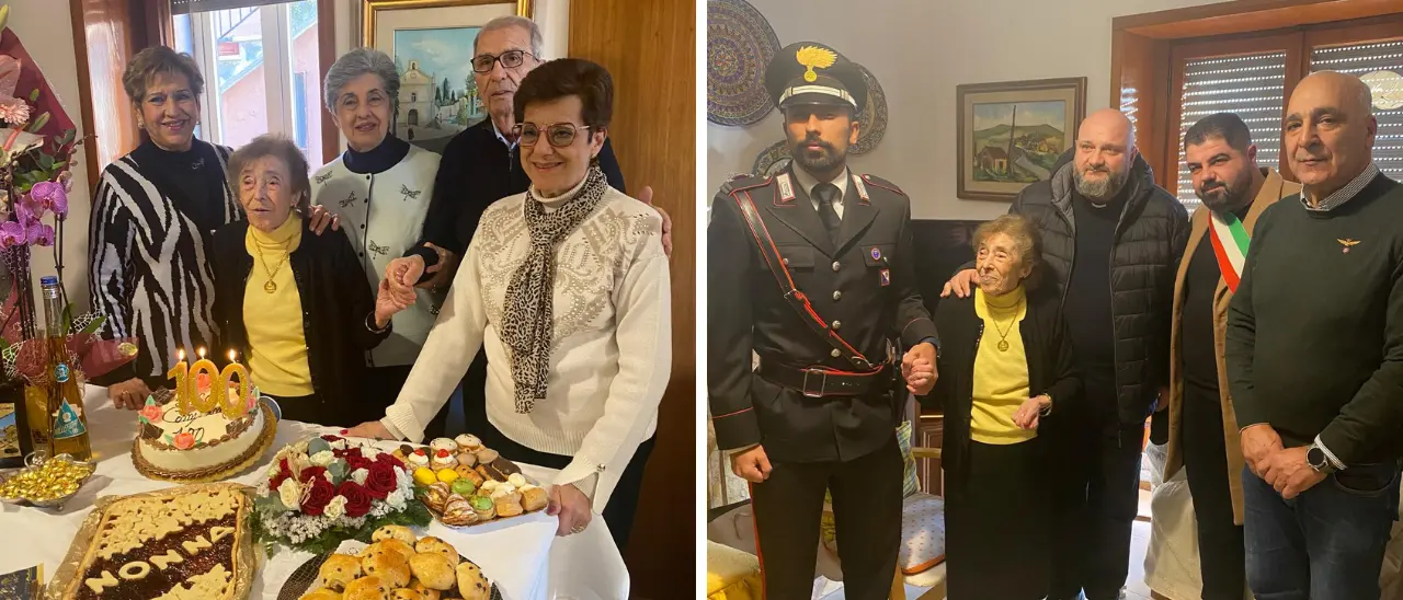 Polia celebra i cento anni di nonna Maria\u00A0tra ricordi, affetti familiari e il calore della comunità\n